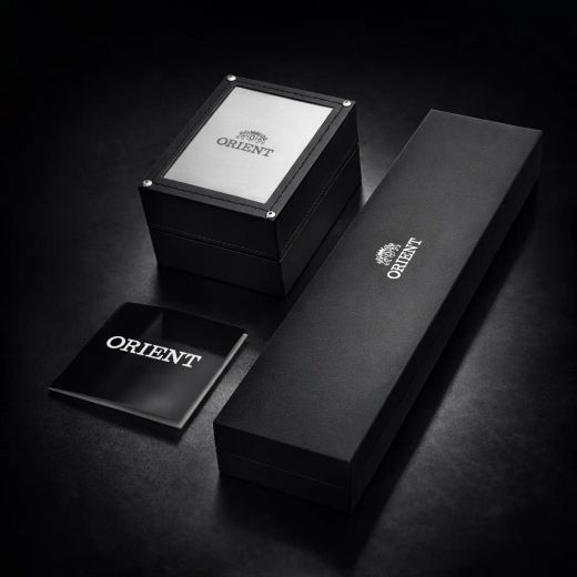 147-RA-AC0030L30B Reloj Orient Bambino automático de hombre esfera azul acuático 30 metros