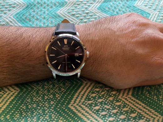 Reloj Orient de hombre esfera marrón 147-RA-AC0F17Y30B movimiento mecánico