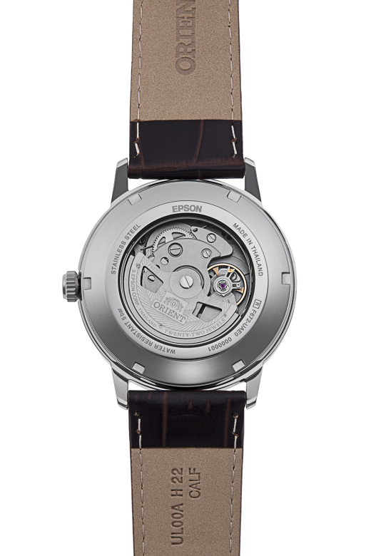 Reloj Orient de hombre esfera marrón 147-RA-AC0F17Y30B movimiento mecánico