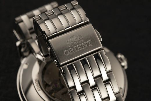 Reloj Orient para hombre 147-RA-AC0J01S10B acero inoxidable y caja bicolor