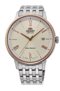 Reloj Orient para hombre 147-RA-AC0J01S10B acero inoxidable y caja bicolor