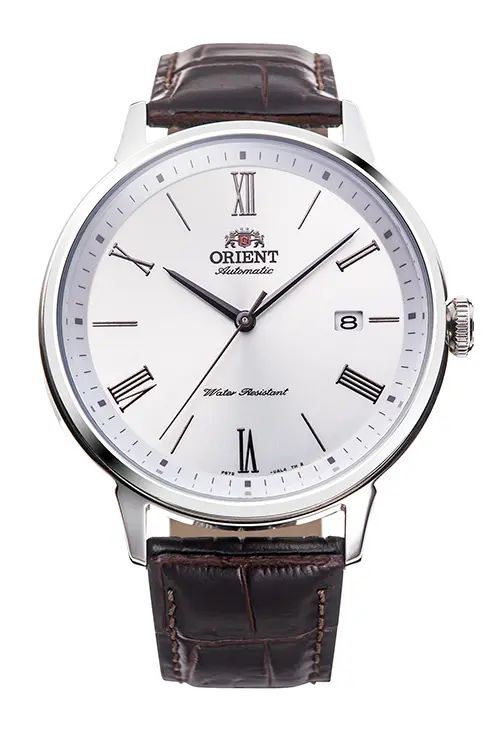 Reloj Orient de hombre automático 147-RA-AC0J06S30B correa de piel marrón