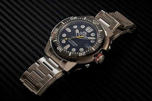 Reloj Orient de hombre 147-RA-AC0L07L00B movimiento automático esfera azul, acuático 200 metros