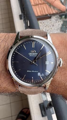 Reloj Orient Bambino de hombre automático 147-RA-AC0M12L30B esfera azul elegante