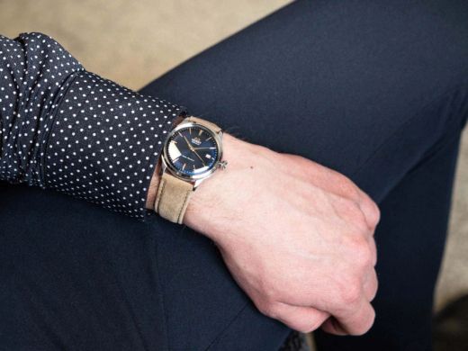 Reloj Orient Bambino de hombre automático 147-RA-AC0M12L30B esfera azul elegante