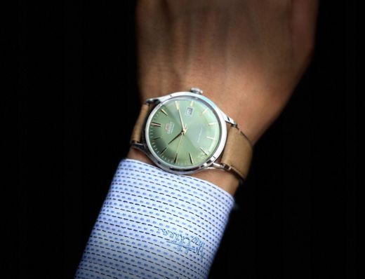 Reloj Orient colección Bambino hombre 147-RA-AC0P01E30B automático acero inoxidable  water resistant 3 atm