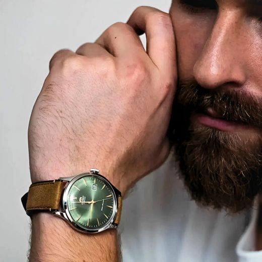 Reloj Orient colección Bambino hombre 147-RA-AC0P01E30B automático acero inoxidable  water resistant 3 atm