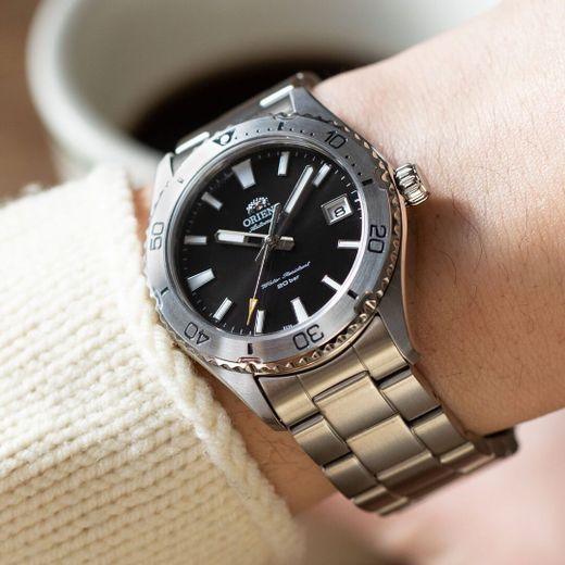 Reloj Orient de hombre 147-RA-AC0Q01B10B esfera negra automático