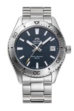 Reloj Orient de hombre esfera azul 147-RA-AC0Q02L10B automático acuático a 200 metros