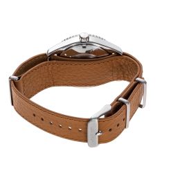 Reloj ORIENT Mako 40 147-RA-AC0Q05P10B unisex automático esfera color Salmón