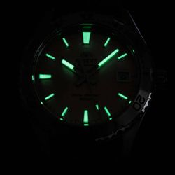 Reloj ORIENT Mako 40 147-RA-AC0Q05P10B unisex automático esfera color Salmón