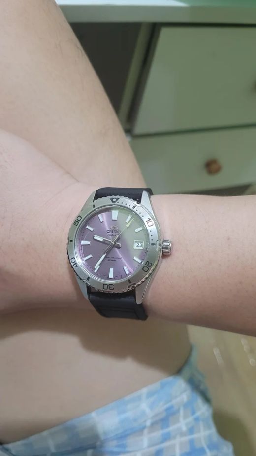 Reloj Orient unisex mecánico 147-RA-AC0Q07V30B cristal zafiro