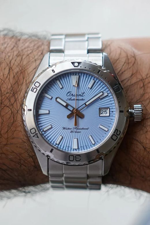 Bonito y elegante reloj Orient para hombre 147-RA-AC0Q12L30B movimiento mecánico