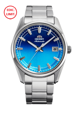 147-RA-AC0R09L30B Reloj Orient unisex automático Stretto Date – edición limitada de 2.300 unidades con grabado de edición limitada y número de serie
