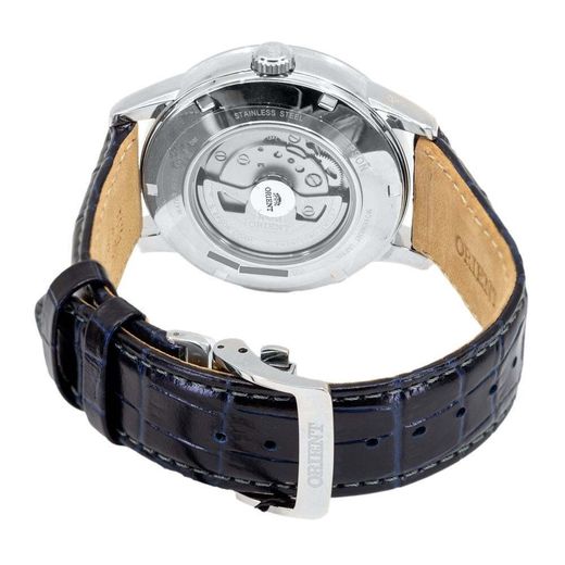 147-RA-AK0011D30B Reloj Orient de hombre automático indicador del día de la semana, calendario e indicador sol y luna.