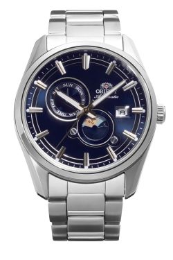 Reloj Orient de hombre automático 147-RA-AK0315L30B Orient Stretto Day & Night con fase de sol y luna
