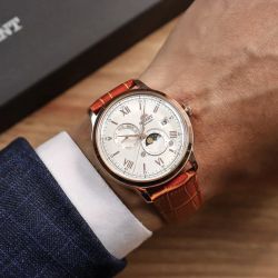 Reloj Orient de hombre elegante 147-RA-AK0801S30B movimiento automático