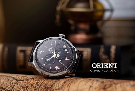 Reloj Orient hombre automático 147-RA-AK0804Y30B indicador del sol y la luna