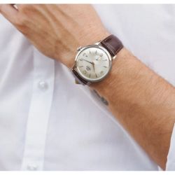 Reloj Orient de hombre automático 147-RA-AP0003S30B esfera color crema