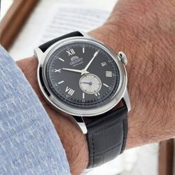 Reloj Orient de hombre automático 147-RA-AP0101B30B esfera negra muy elegante