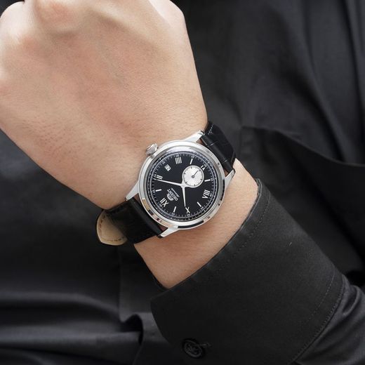 Reloj Orient de hombre automático 147-RA-AP0101B30B esfera negra muy elegante