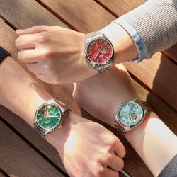 Reloj Orient hombre 147-RA-AR0010R30B movimiento mecánico esfera color burdeos