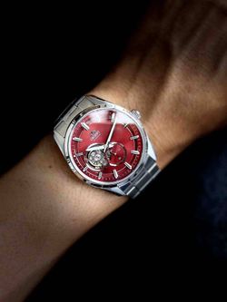 Reloj Orient hombre 147-RA-AR0010R30B movimiento mecánico esfera color burdeos