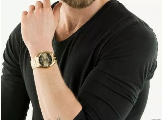 Reloj Orient de hombre 147-RA-BA0001G30B esfera color marrón degrade