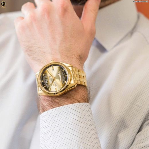 Reloj Orient de hombre 147-RA-BA0001G30B esfera color marrón degrade