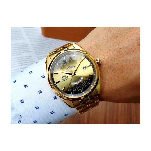 Reloj Orient de hombre 147-RA-BA0001G30B esfera color marrón degrade