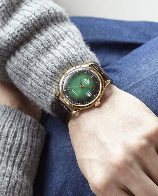 Reloj Orient Bambino automático 147-TAC08002F0 esfera verde muy extremado