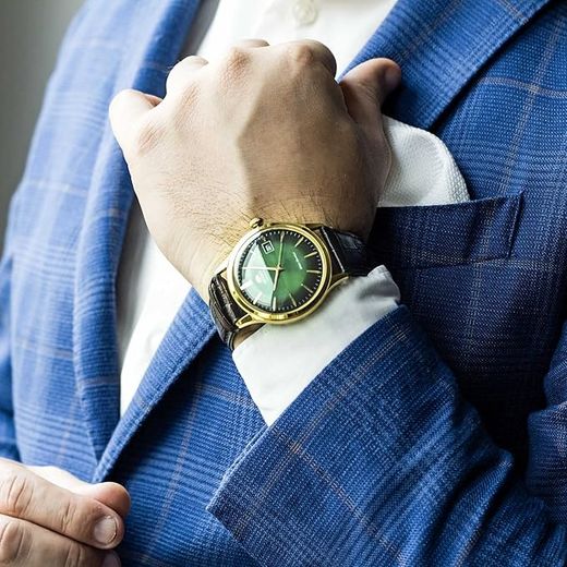 Reloj Orient Bambino automático 147-TAC08002F0 esfera verde muy extremado