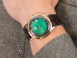 Reloj Orient Bambino automático 147-TAC08002F0 esfera verde muy extremado