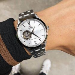 Reloj Orient de hombre 147-TAG03001W0 con reserva 40H cristal zafiro