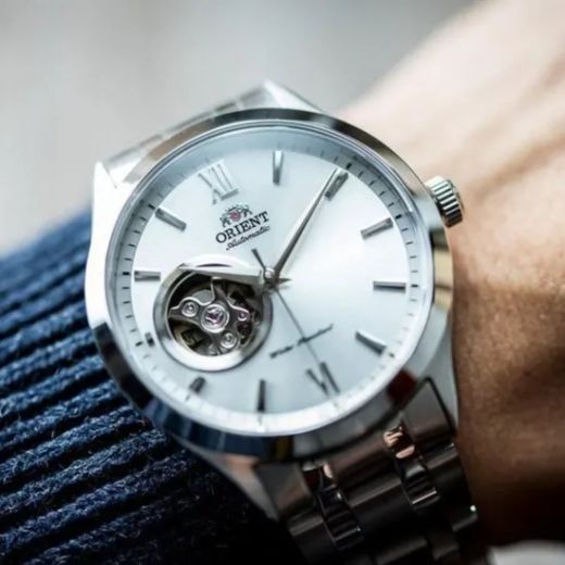 Reloj Orient de hombre 147-TAG03001W0 con reserva 40H cristal zafiro