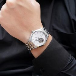 Reloj Orient de hombre 147-TAG03001W0 con reserva 40H cristal zafiro
