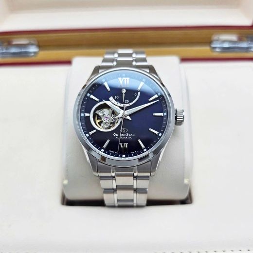 149-RE-AT0003S00B Reloj Orient Star automático hombre acero inoxidable 316L cristal zafiro anti-reflejante sumergible 100 metros (10atm)