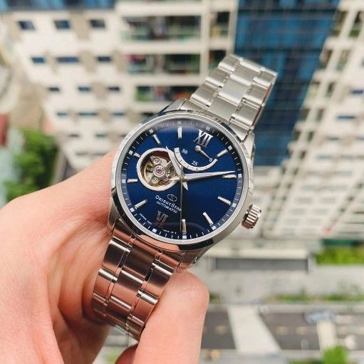 149-RE-AT0003S00B Reloj Orient Star automático hombre acero inoxidable 316L cristal zafiro anti-reflejante sumergible 100 metros (10atm)