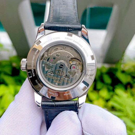 149-RE-AT0007N00B Reloj Orient Star hombre automático sumergible 100 metros (10atm) cristal zafiro anti-reflejante