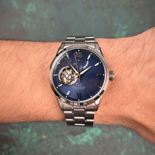 149-RE-AT0021L00B Reloj Orient Star de hombre edición limitada automático esfera gris cristal zafiro reserva de carga 50H
