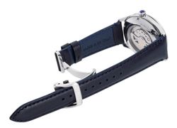 149-RE-AT0203L00B Reloj Orient STAR automático de hombre muy elegante esfera azul, 50 metros (5atm) cristal mineral sólido y resistente
