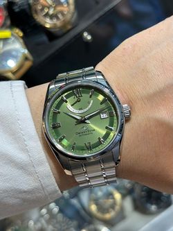 Reloj Orient Star de hombre 149-RE-AU0107E00B esfera verde elegante