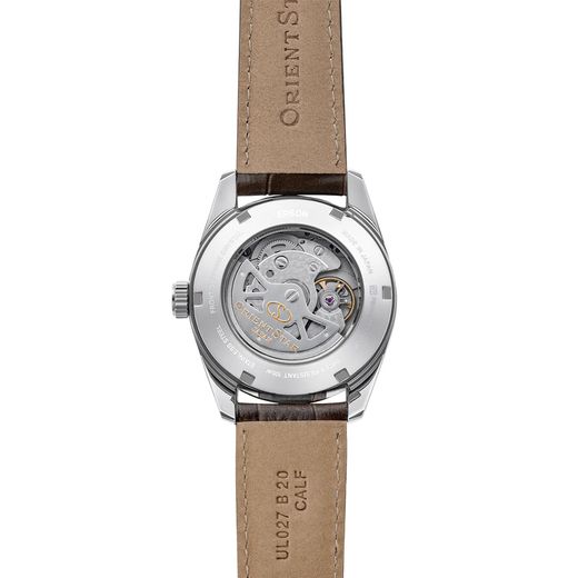 149-RE-AU0113Y00B Reloj Orient Star de hombre automático reserva de carga 50H correa de piel con calendario