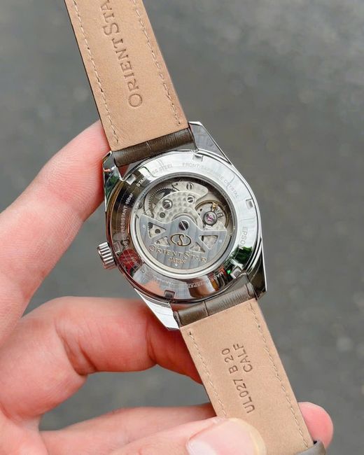 149-RE-AU0113Y00B Reloj Orient Star de hombre automático reserva de carga 50H correa de piel con calendario
