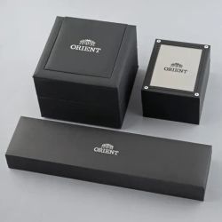 149-RE-AU0404N00B Reloj Orient automático de hombre esfera gris elegante resistente al agua 50 metros, cristal zafiro