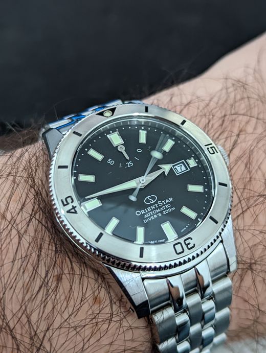 149-RE-AU0503N00B Reloj Orient Star hombre automático M42 Diver 1964 1ª Edición F6 Date de 200m – edición limitada de 75º aniversario