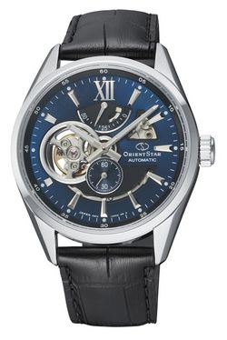 149-RE-AV0005L00B Reloj Orient Star automático de hombre esfera azul Resistencia al agua 100 metros (10atm) cristal zafiro