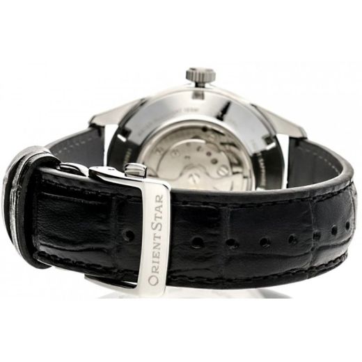 149-RE-AV0005L00B Reloj Orient Star automático de hombre esfera azul Resistencia al agua 100 metros (10atm) cristal zafiro