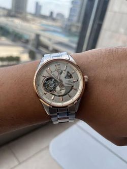 149-RE-AV0123G00B Reloj Orient Star automático de hombre, cristal zafiro, reserva de carga 50H, resistencia al agua 100 metros (10ATM)