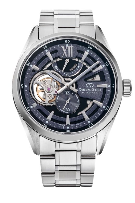 149-RE-AV0138V00B Reloj Orient Star automático para hombre modelo Modern Skeleton – esfera gris sumergible 100 metros (10atm) cristal zafiro anti-reflejante